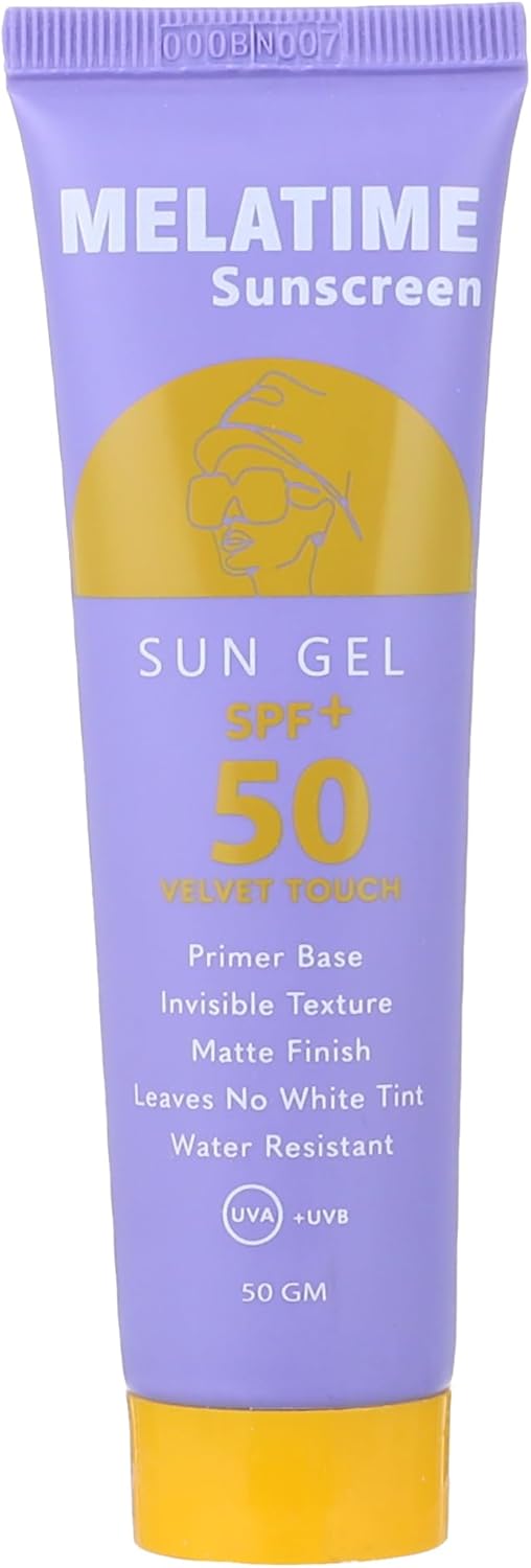 Melatime Sun Screen Spf + 50 Gel 50 Gm ORIGINAL