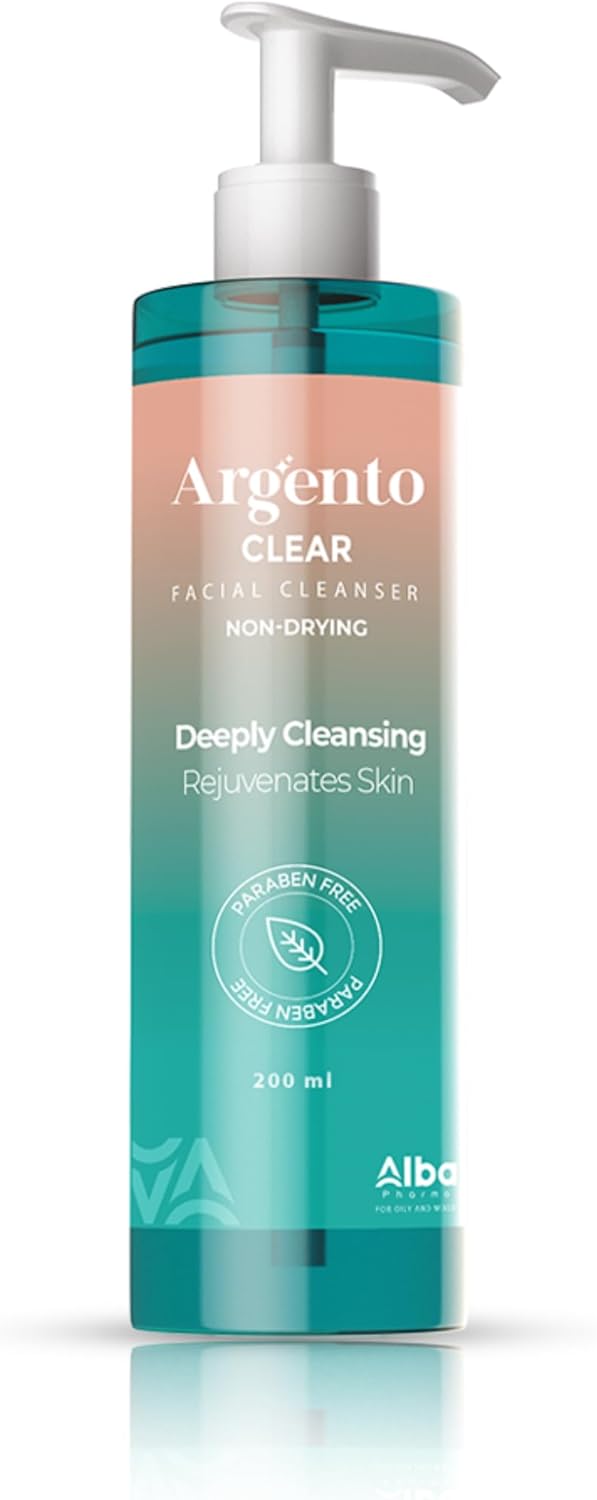 Argento clear facial cleanser skin cleanser 200ml