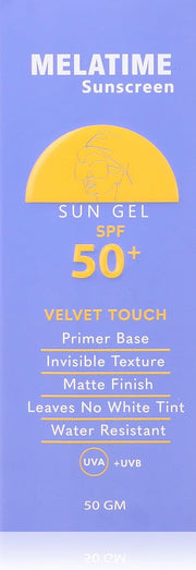 Melatime Sun Screen Spf + 50 Gel 50 Gm ORIGINAL