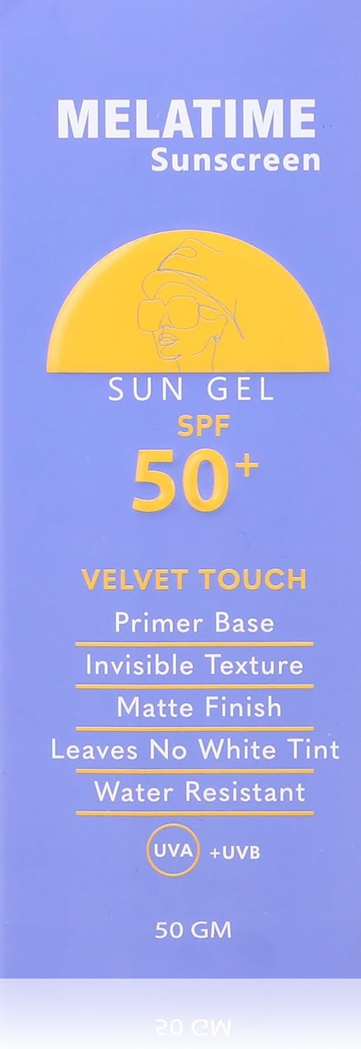 Melatime Sun Screen Spf + 50 Gel 50 Gm ORIGINAL