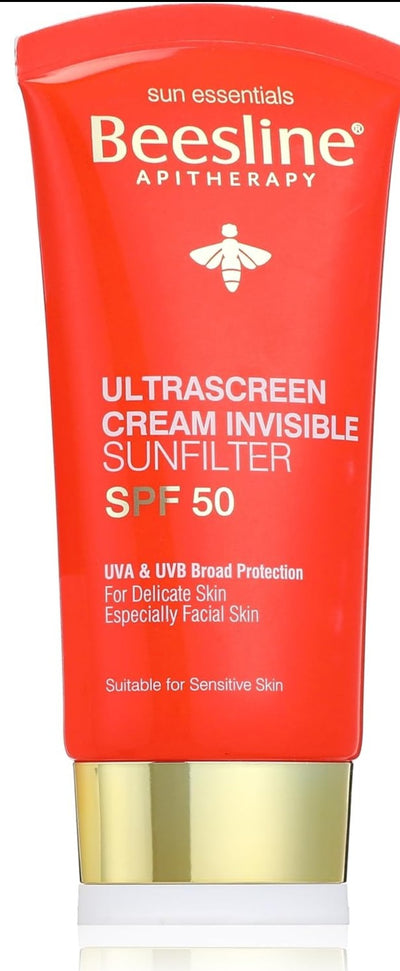 Beesline Ultrascreen Cream Invisible Sunfilter SPF 50 Contains Honey