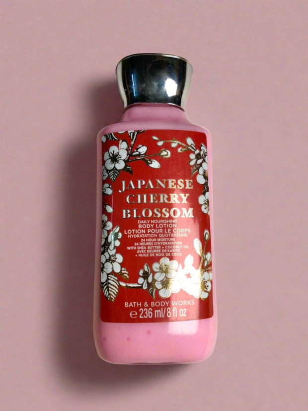 bath and body works lotion japanese cherry blossom