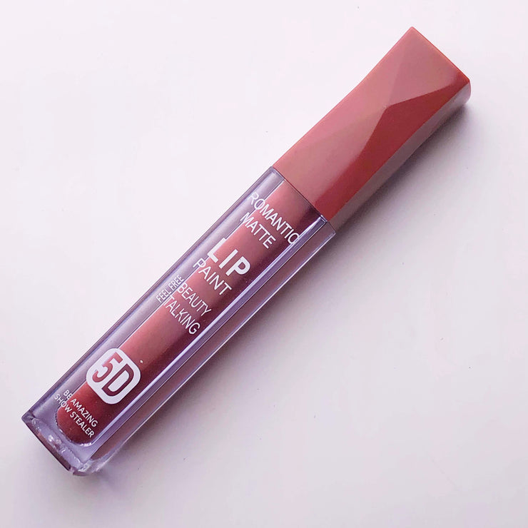 Romantic matte lip paint