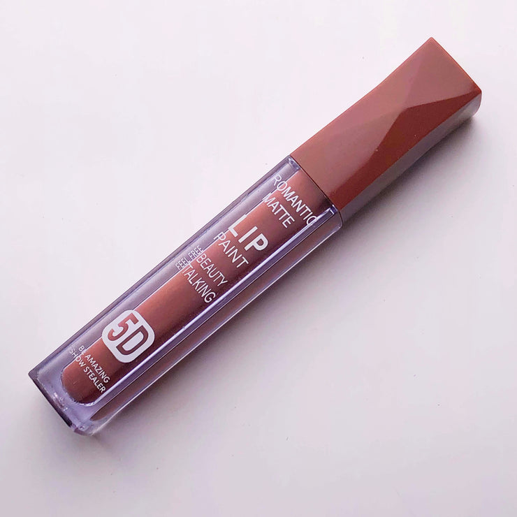 Romantic matte lip paint