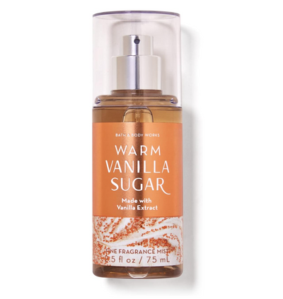 High copy Bath & Body Works travel Size Fine Fragrance Mist - 75ml warm vanilla sugar