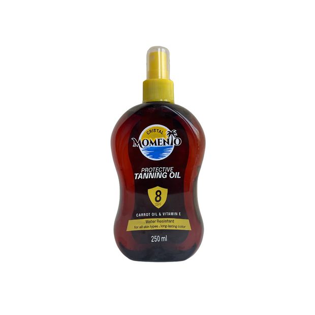 Cristal Momento Protective Tanning Oil SPF 8